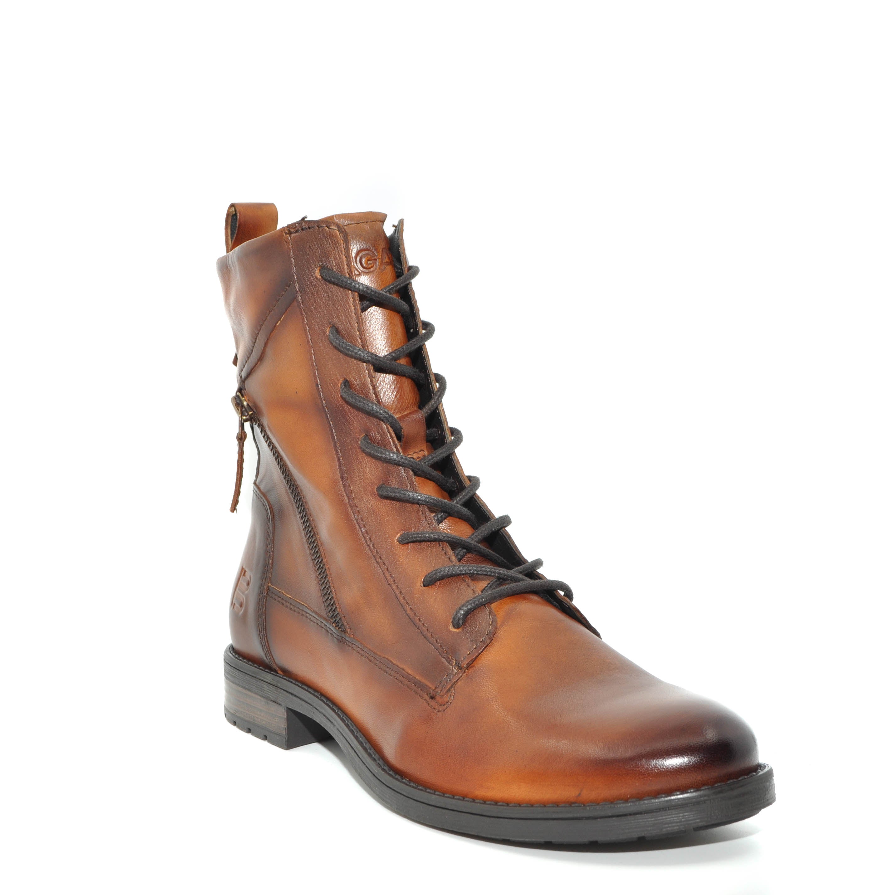 tan lace up boots women