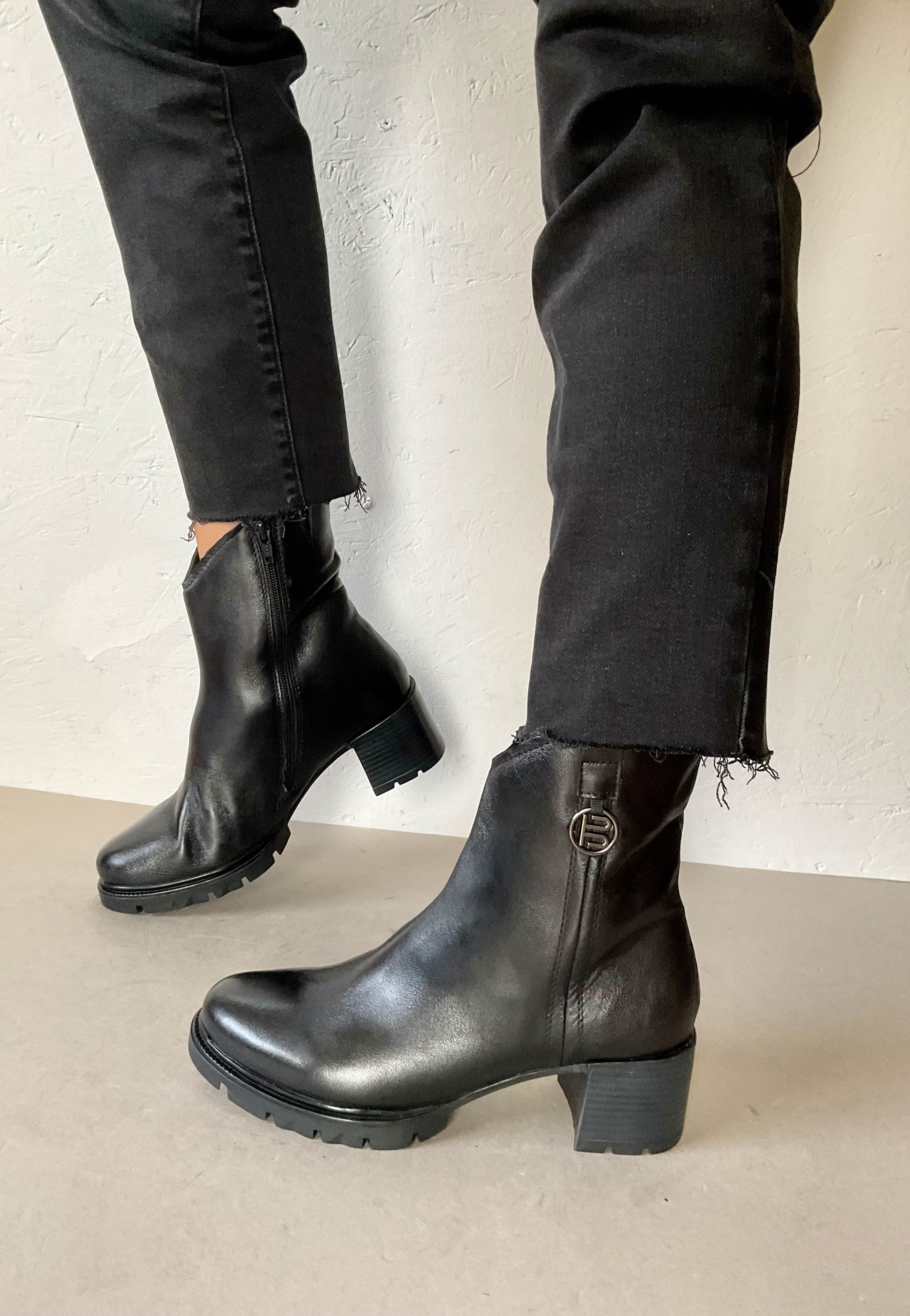 bagatt black ankle boots