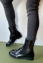 Load image into Gallery viewer, bagatt ladies black lace up boots