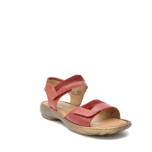 Load image into Gallery viewer, josef seibel red casual sandals