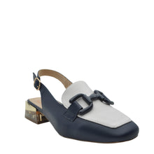 Load image into Gallery viewer, navy low heel shoes