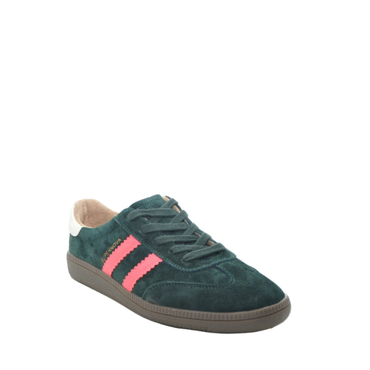 green casual trainers drilleys