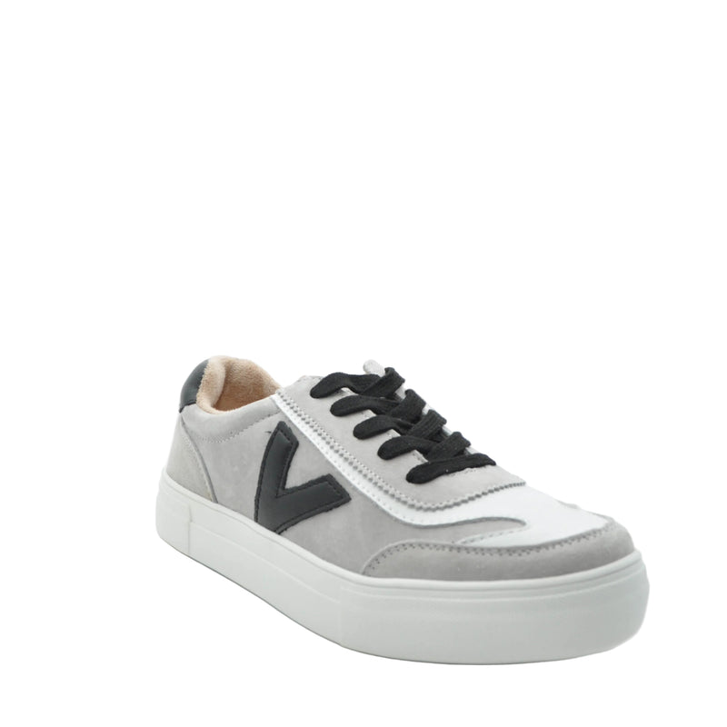 Load image into Gallery viewer, grey platform drilleys trainers
