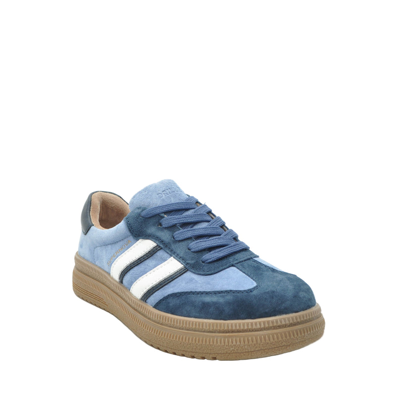 Load image into Gallery viewer, blue platform trainers
