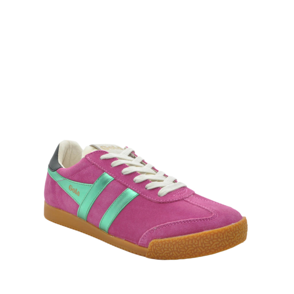 pink suede womens trainers