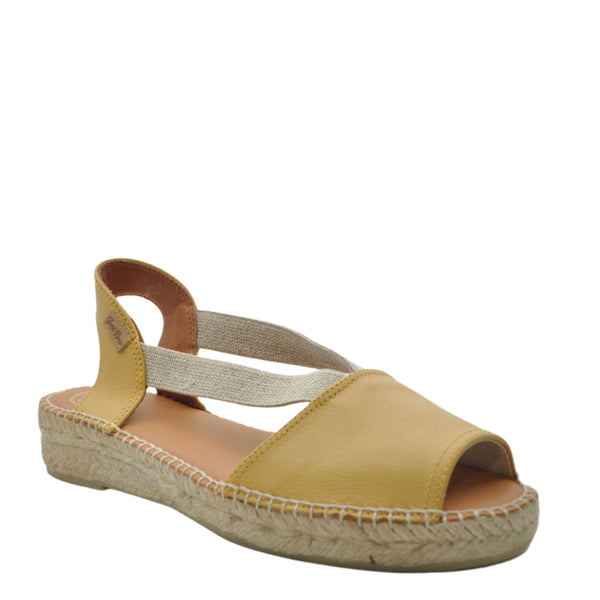 yellow espadrille sandals