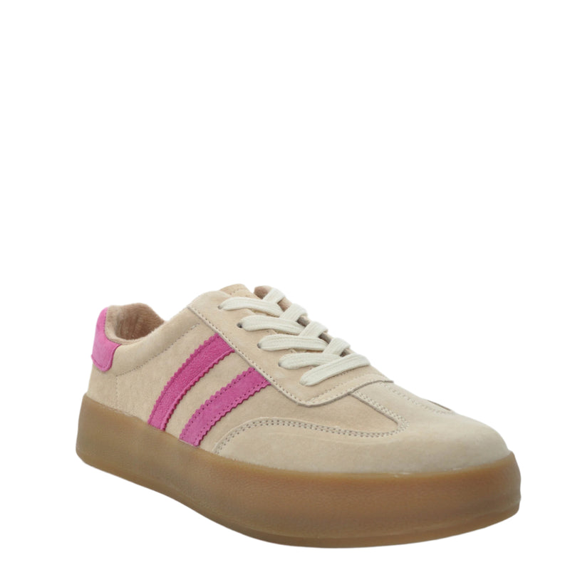 Load image into Gallery viewer, beige platform sneakers
