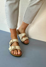 Load image into Gallery viewer, beige flat sandals