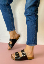 Load image into Gallery viewer, black summer sandals for women