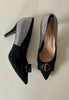 black 3 inch heels