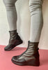 wonders mettalic wedge boots