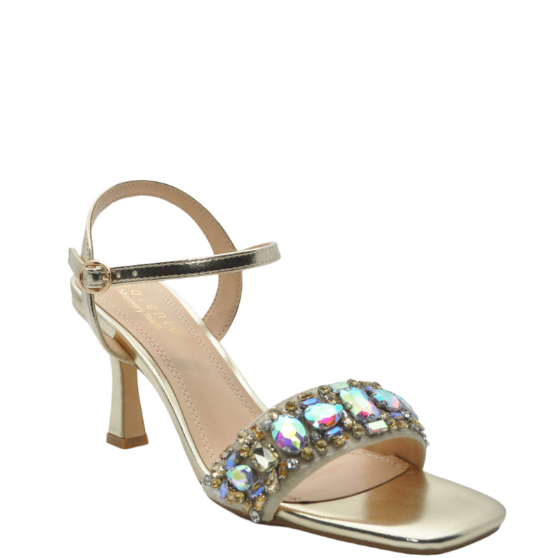 Load image into Gallery viewer, gold heels sorento
