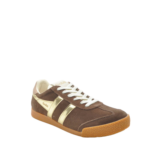 gola brown flat trainers