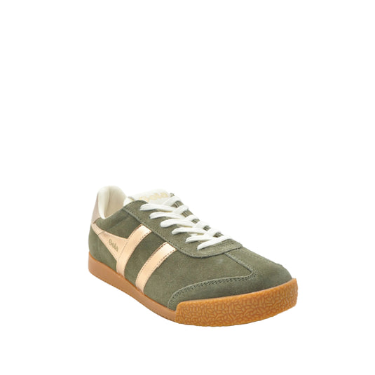 gola green flat trainers