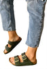 green birkenstock arizona sandals