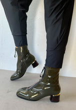 Load image into Gallery viewer, kate appleby green patent boots