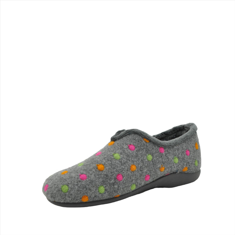 Load image into Gallery viewer, grey slippers wool
