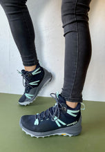 Load image into Gallery viewer, navy hiking boots women