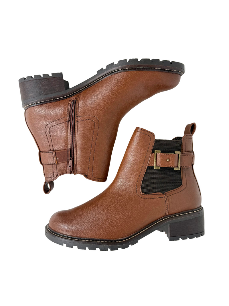 Load image into Gallery viewer, brown jana boots

