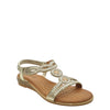 ladies low wedge sandals