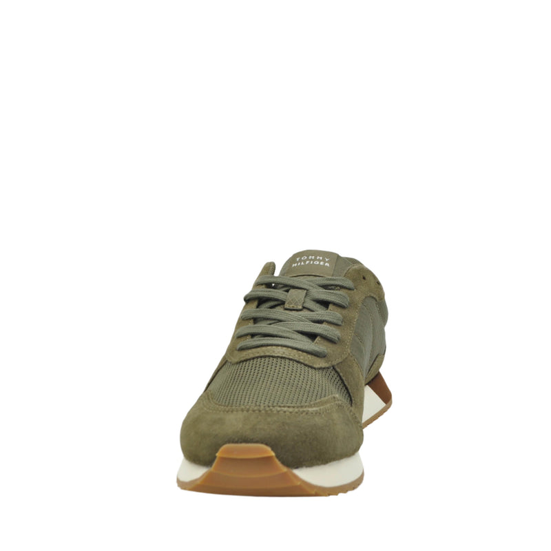 Load image into Gallery viewer, green casual trainers for men
