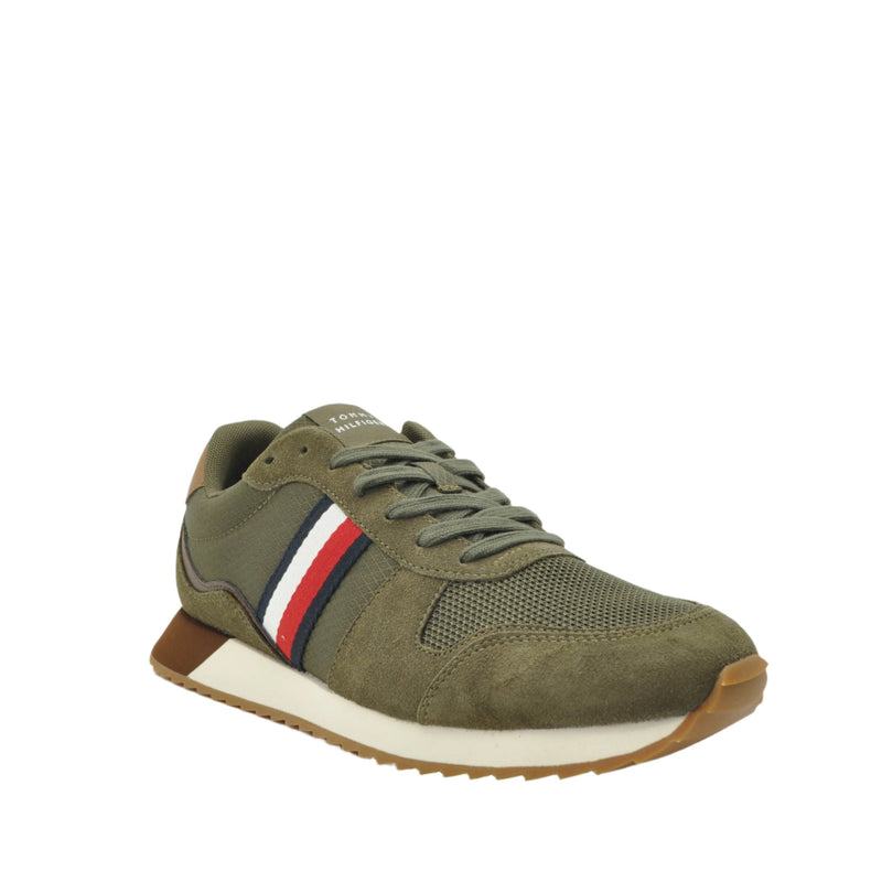 Load image into Gallery viewer, green tommy hilfiger trainers
