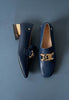 navy moccasin shoes