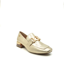 Load image into Gallery viewer, gold ladies loafers