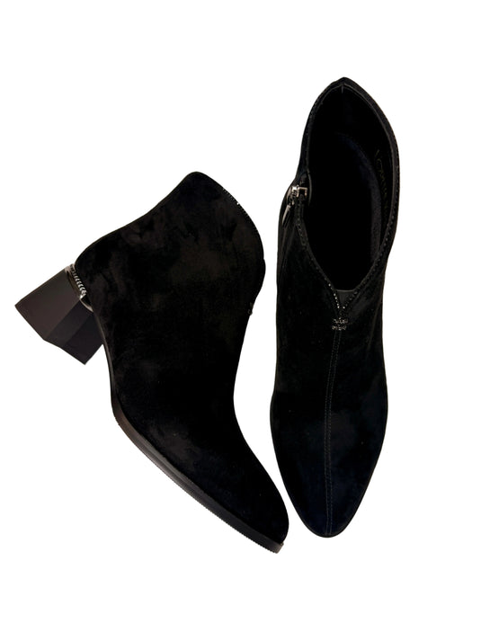 black suede boots