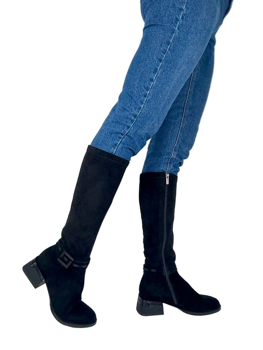 ladies knee high boots