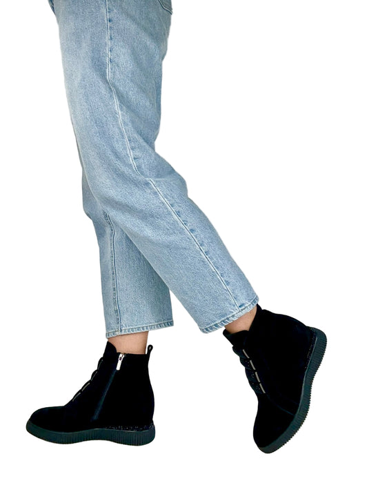 hidden wedge boots