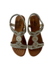 gold sandals for afters of wedding