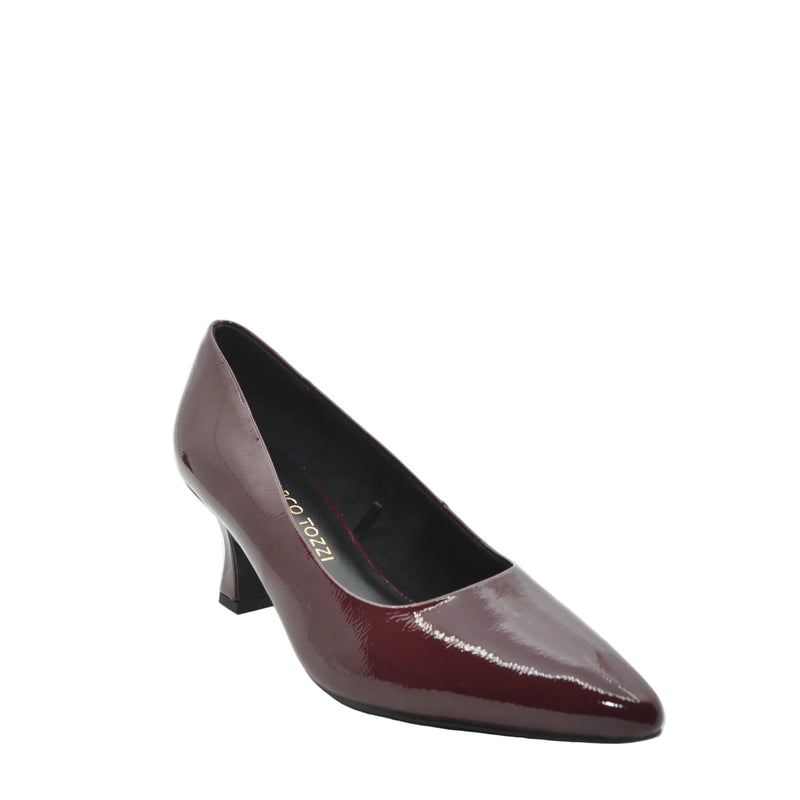 Load image into Gallery viewer, wine heeled shoes
