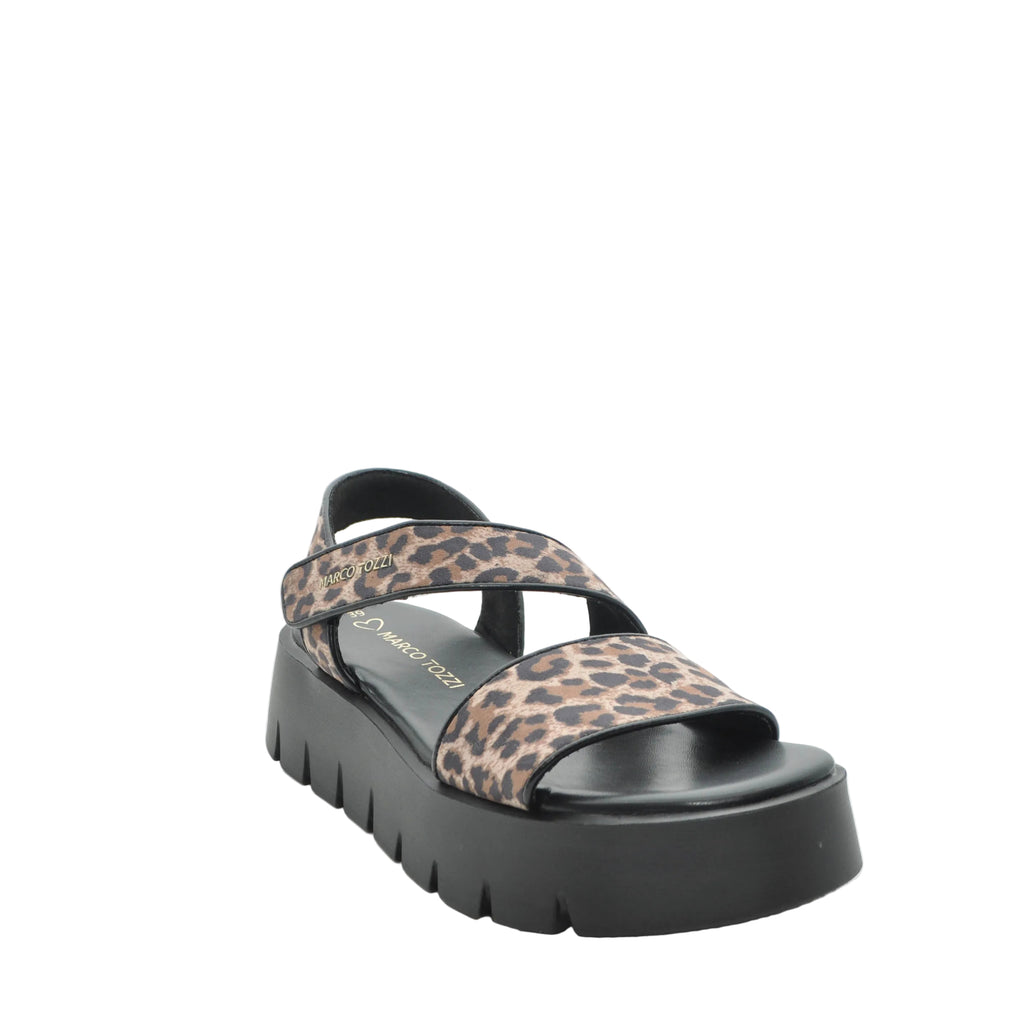 leopard print sandals