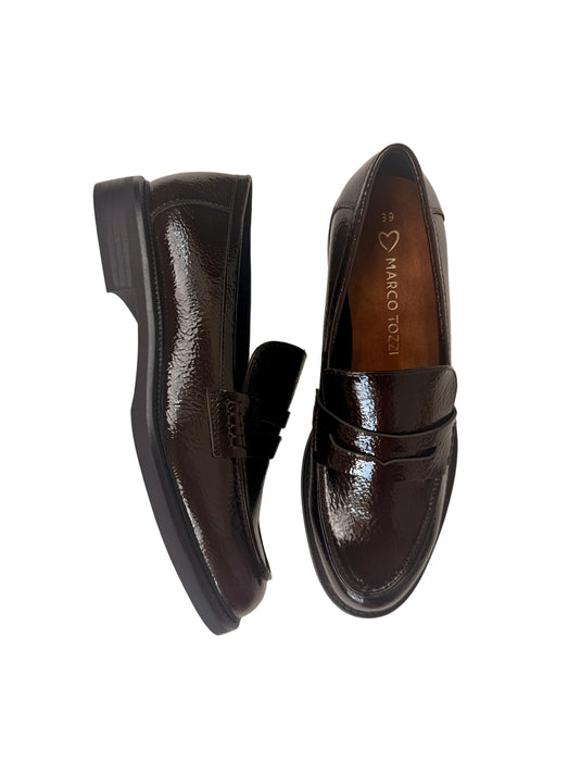 black loafers