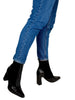 black heeled boots