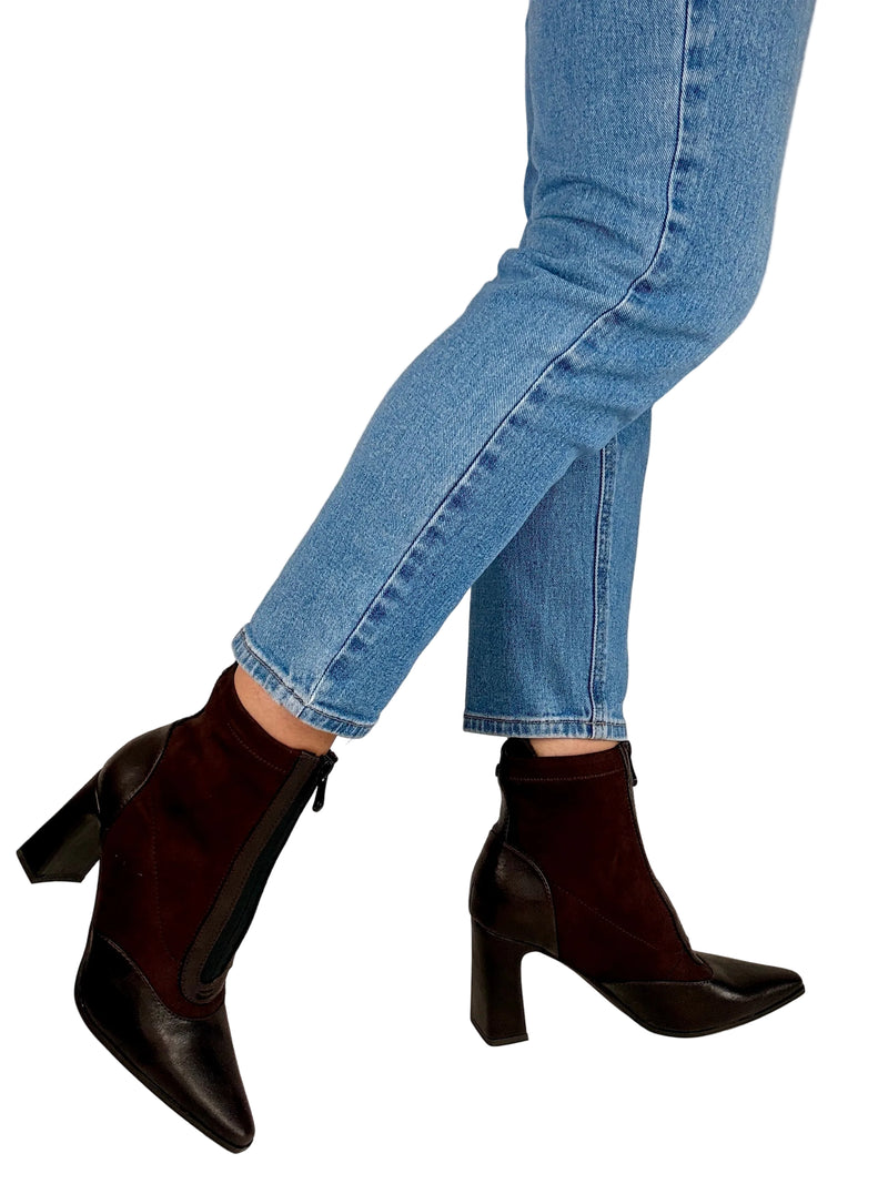 Load image into Gallery viewer, ladies heeled ankle boots
