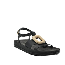 Load image into Gallery viewer, black casual sandals