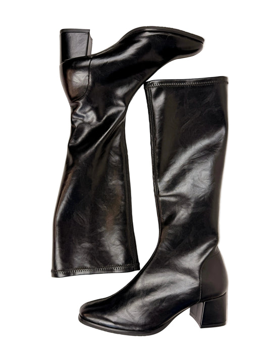 block heels miss elastic