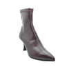 burgundy heeled boot miss elastic