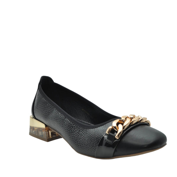 navy ballerina shoes