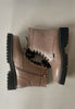 beige flat boots for women