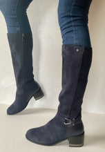 Load image into Gallery viewer, Navy long boots