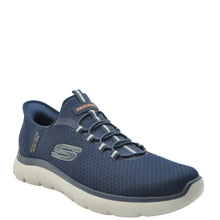 Load image into Gallery viewer, navy skechers sli ins