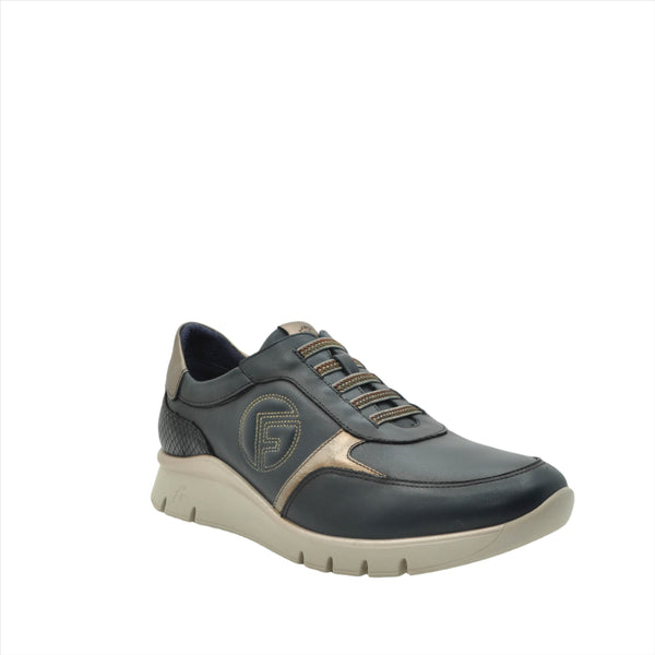 navy leather shoes for women