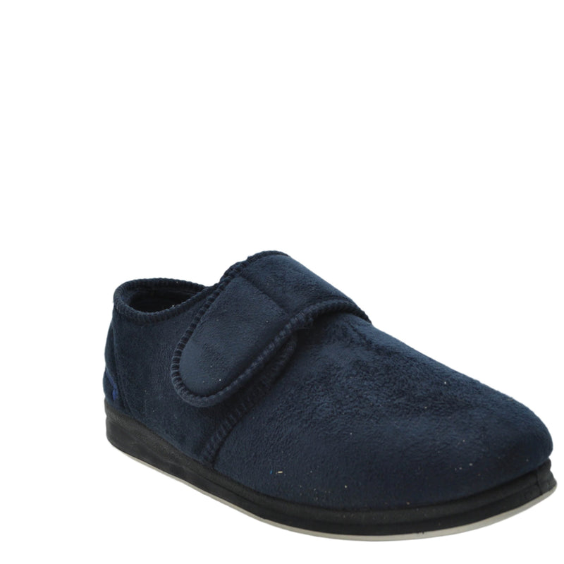 Load image into Gallery viewer, navy mens slippers
