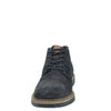 navy seude ankle boots for men