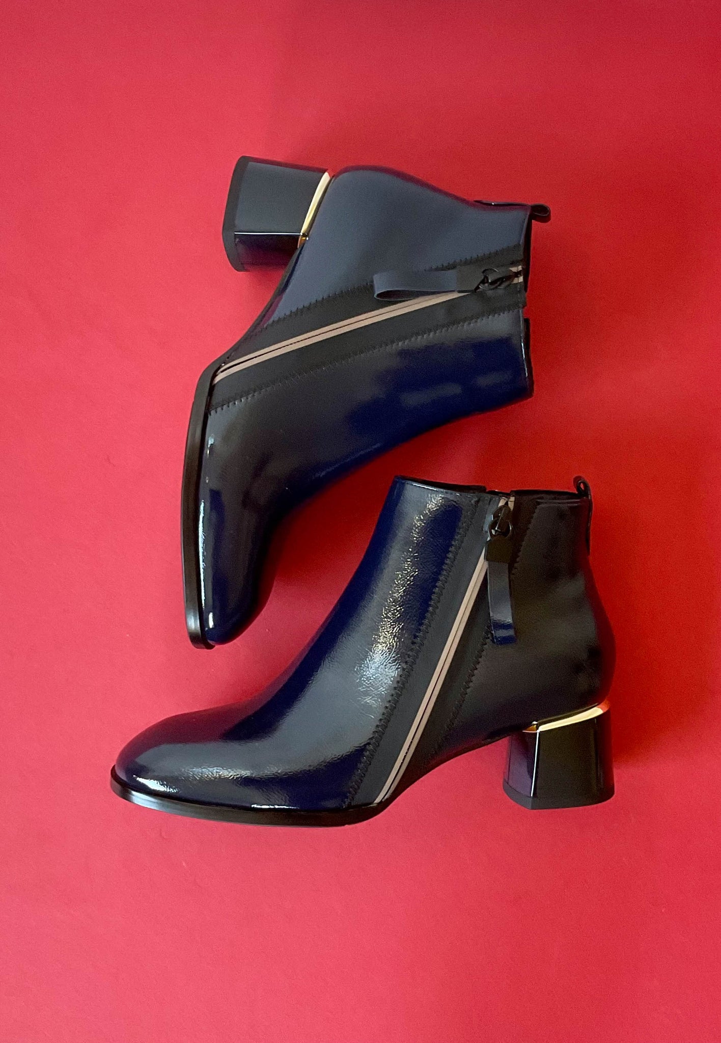 Kate appleby navy shoe boots sale