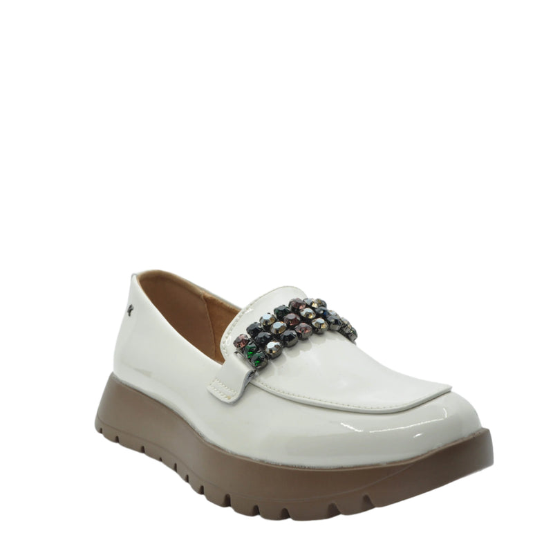 Load image into Gallery viewer, white flat shoes for women
