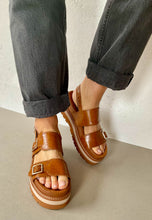 Load image into Gallery viewer, brown womens sandals